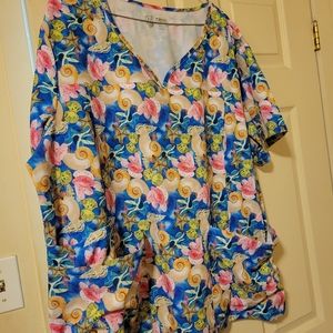 Pandamed scrubs top